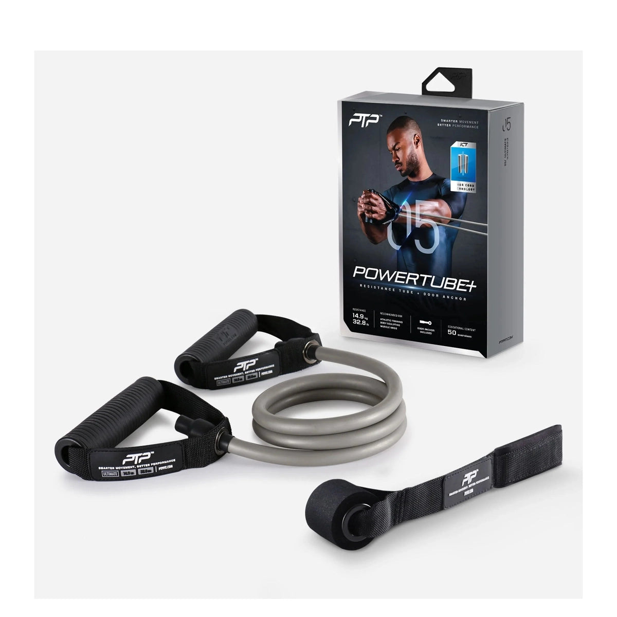 Powertube+ Ultimate (15 - 60 Lbs) Argent-1