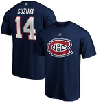 Adult T-Shirt NOM ET Numéro LNH Licensed Products