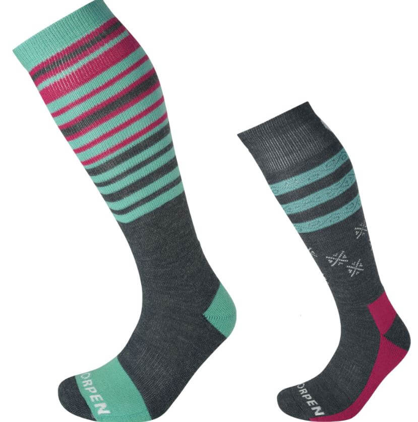 SKI MID 2 Pack ECO-3519-Navy/Turquoise-1