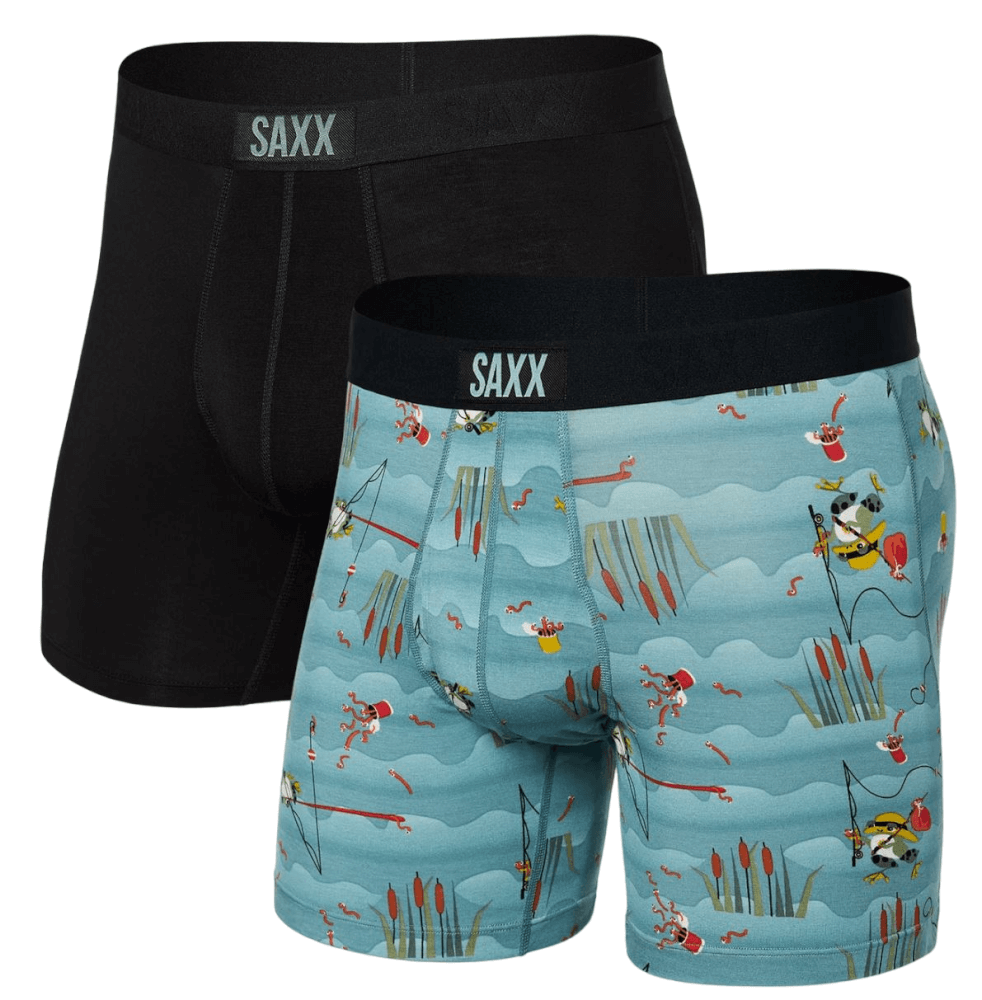Ultra Super Soft 2PK-GFB-Gone Fishing/BLK-1