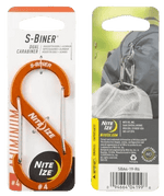 S-Biner Aluminum Dual Carabiner 4-19-Orange-1