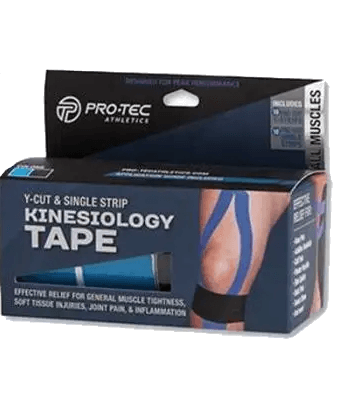 Ruban Kinesiologie Rouleau Double-Noir/Bleu-1