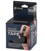 Ruban Kinesiologie Rouleau Simple-Noir-1