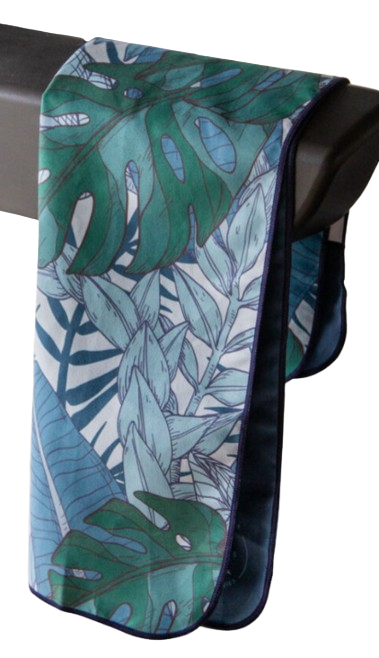 Serviette de Sport EN Microfibre-Émeraude Sauvage-1
