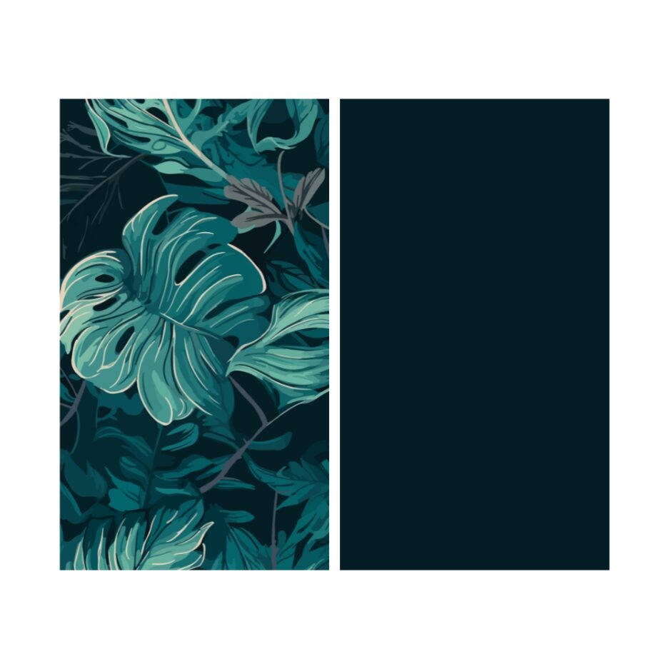Serviette EN Microfibre XXL Avec SAC-Feuillage Turquoise-1
