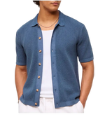Knit Button-UP-Blue-1