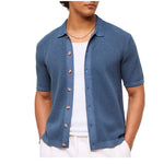 Knit Button-UP-Blue-1
