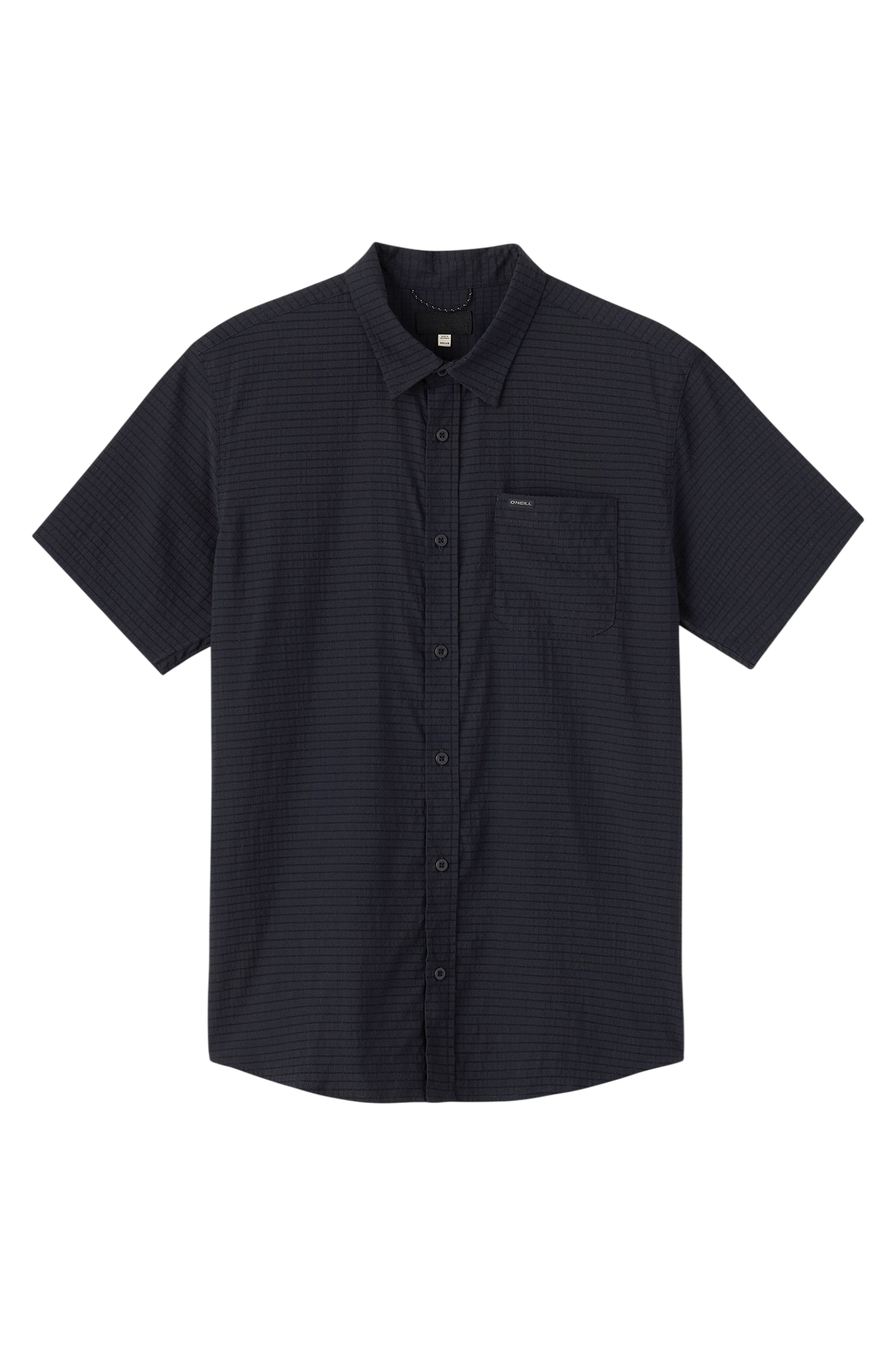 Trvlr Traverse Perforated Standard SS Woven Shirt-BLK-Black-1