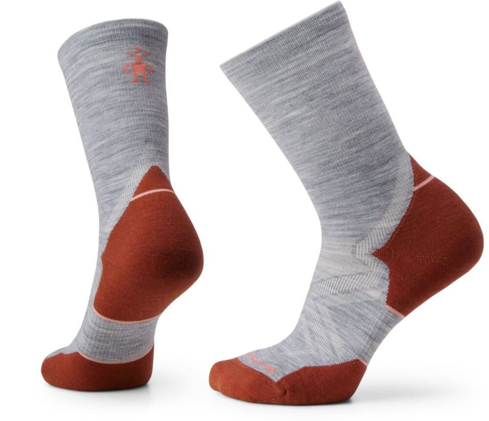 RUN Cold Weather Targeted Cushion Crew-039-Light Gray-1
