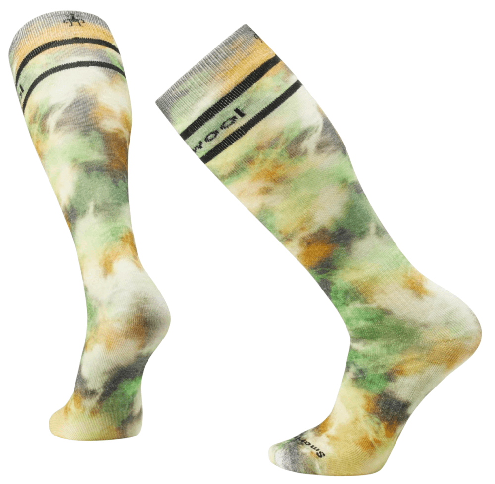 SKI Full Cushion Groovy Tiedye Print OTC-K18-Winter Moss-1