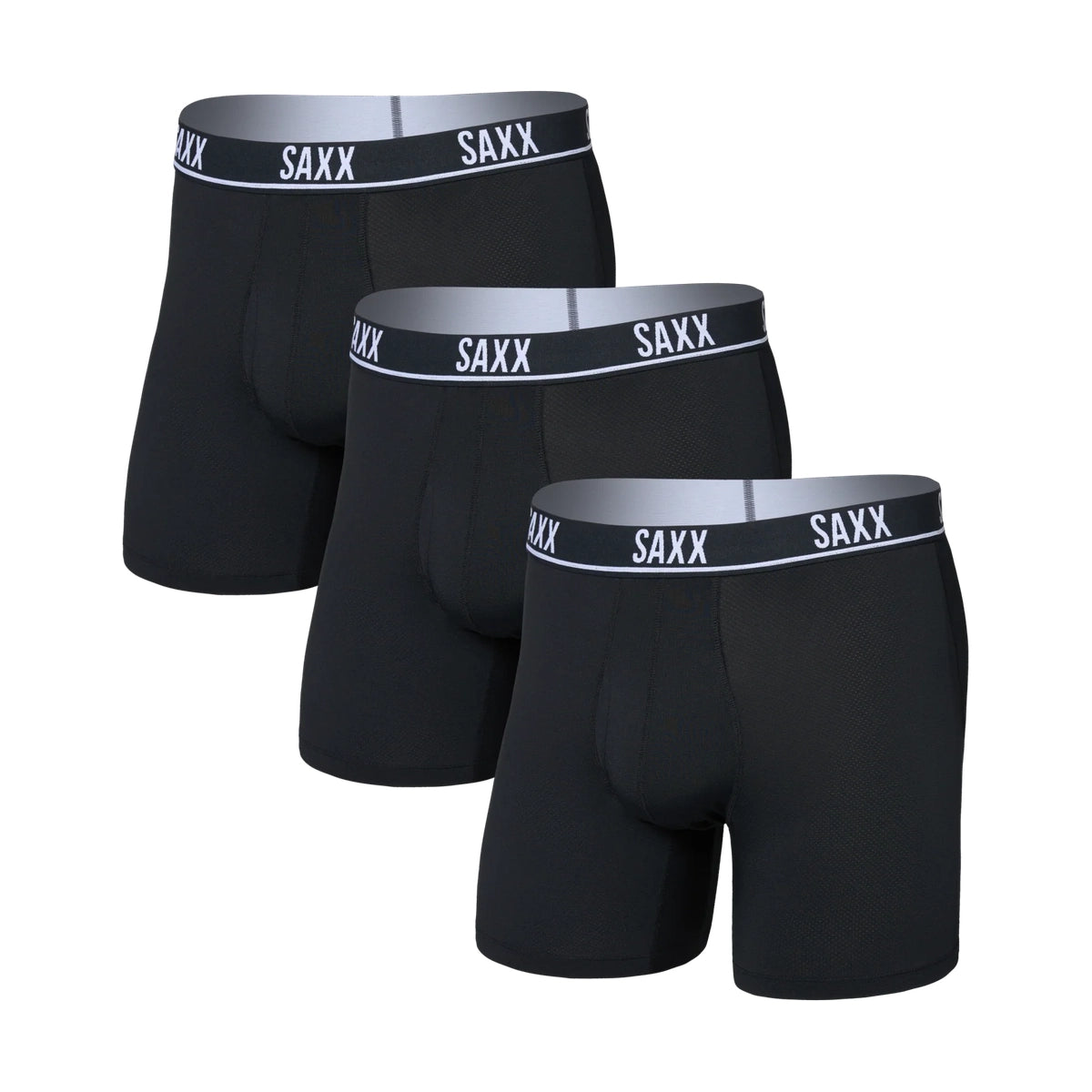 Essential Performance Mesh Avec Braguette 3PK-BLK-Noir-1