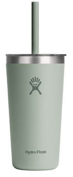20 OZ ALL Around Tumbler Clear Straw LID-Agave-1