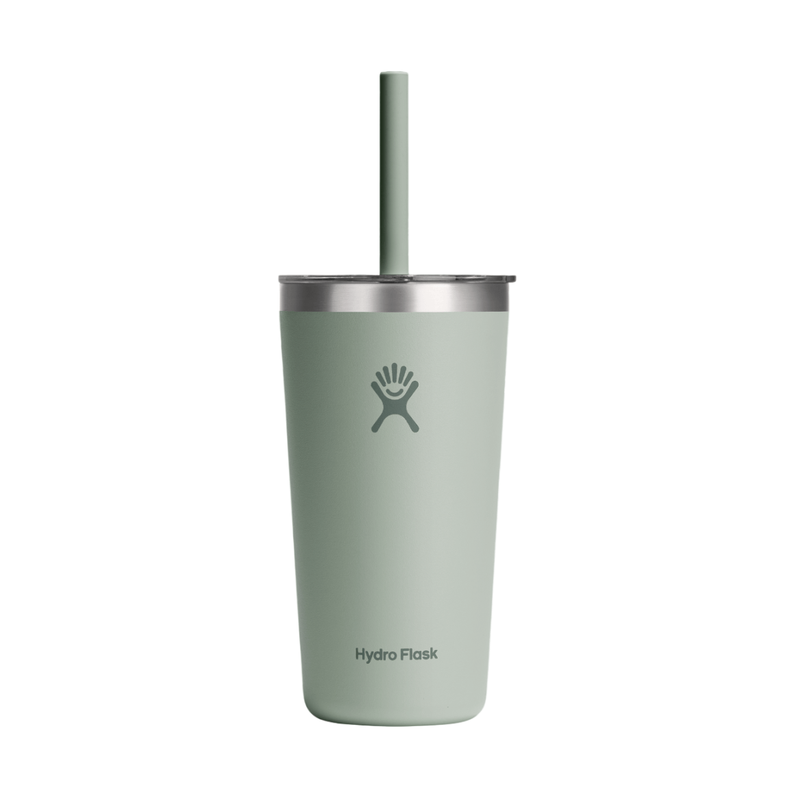 20 OZ ALL Around Tumbler Clear Straw LID-Agave-1