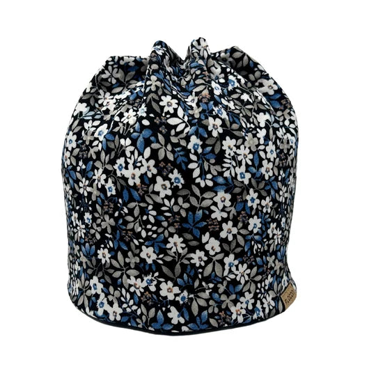 Adult Papier Peint Bleu Cross-Country Ski Beanie