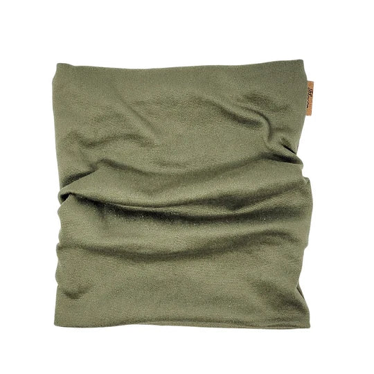 Cache-Cou Mode Tube Merinos Vert Sauge Adulte