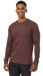 Freemont Henley-3428-Deep Mahogany-1