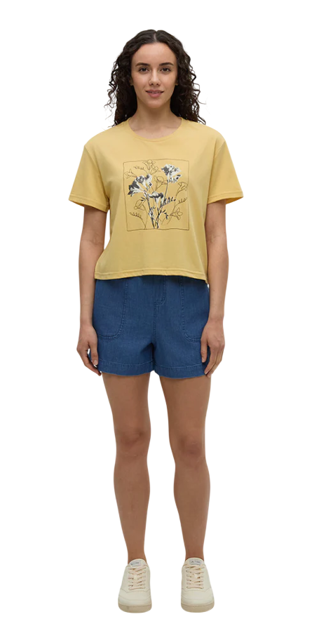 T-Shirt Floral Crop FEMME