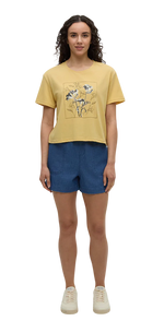 T-Shirt Floral Crop FEMME