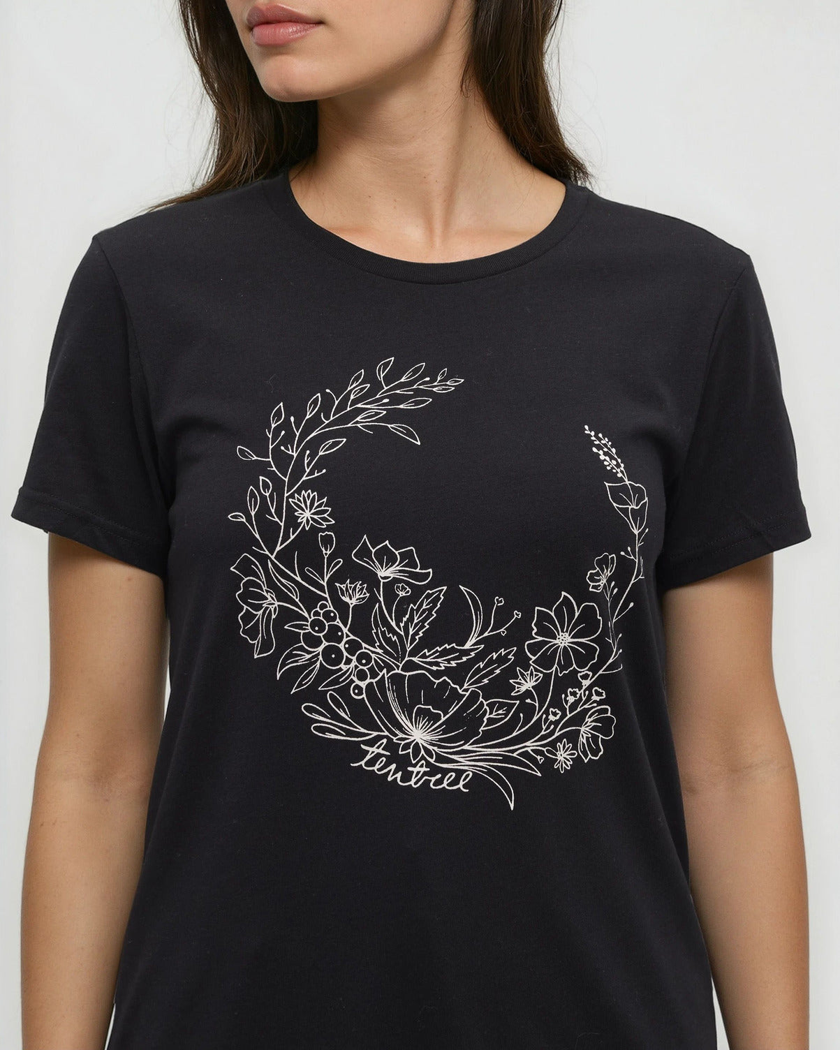 T-Shirt Evergreen Floral Femme