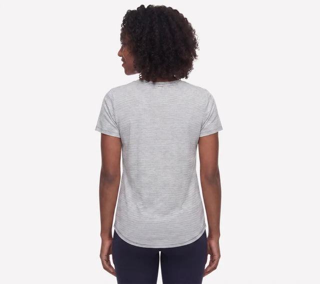 Women's GO DRI Swift Stripe Synthetic T-Shirt