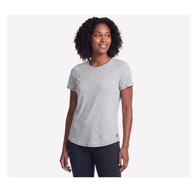 Women's GO DRI Swift Stripe Synthetic T-Shirt