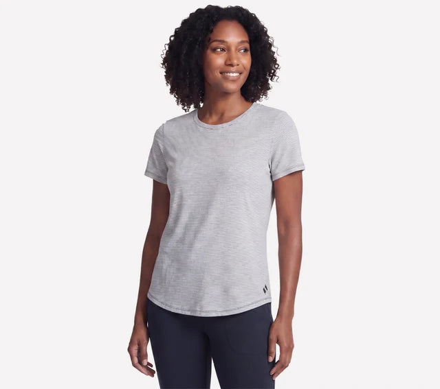Women's GO DRI Swift Stripe Synthetic T-Shirt