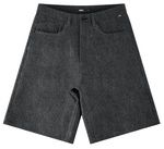 Check-5 Baggy Denim-EMQ-Washed Black-1