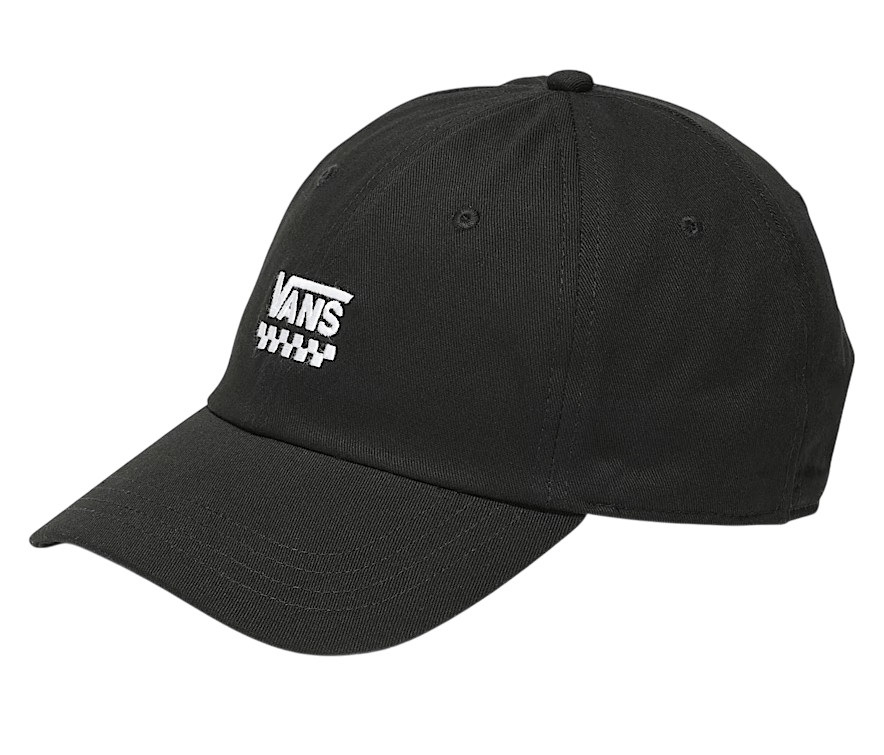 Court Side Curved Bill Jockey-BLK-Black-1