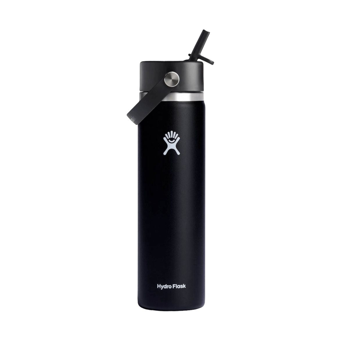 24 OZ Wide Mouth W/Flex Straw CAP-001-Noir-1