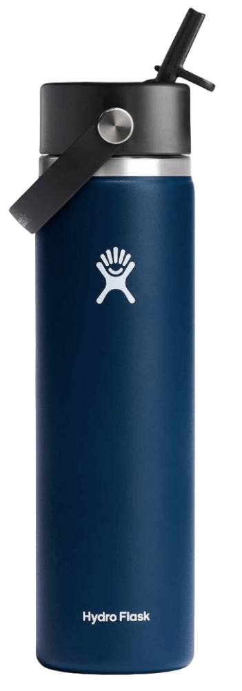 24 OZ Wide Mouth W/Flex Straw CAP-Indigo-1