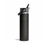 24 oz Wide Flex Straw Cap-Black-1