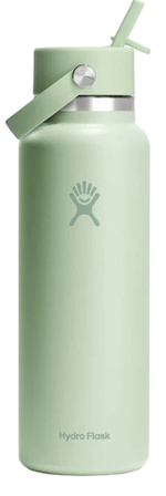 40 OZ Wide Mouth W/Flex Straw CAP-Aloe-1