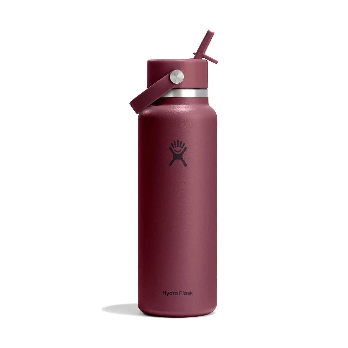 40 oz Wide Flex Straw Cap-Burgundy-1
