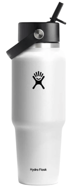 32 OZ Wide Flex Straw Travel Bottle-110-White-1