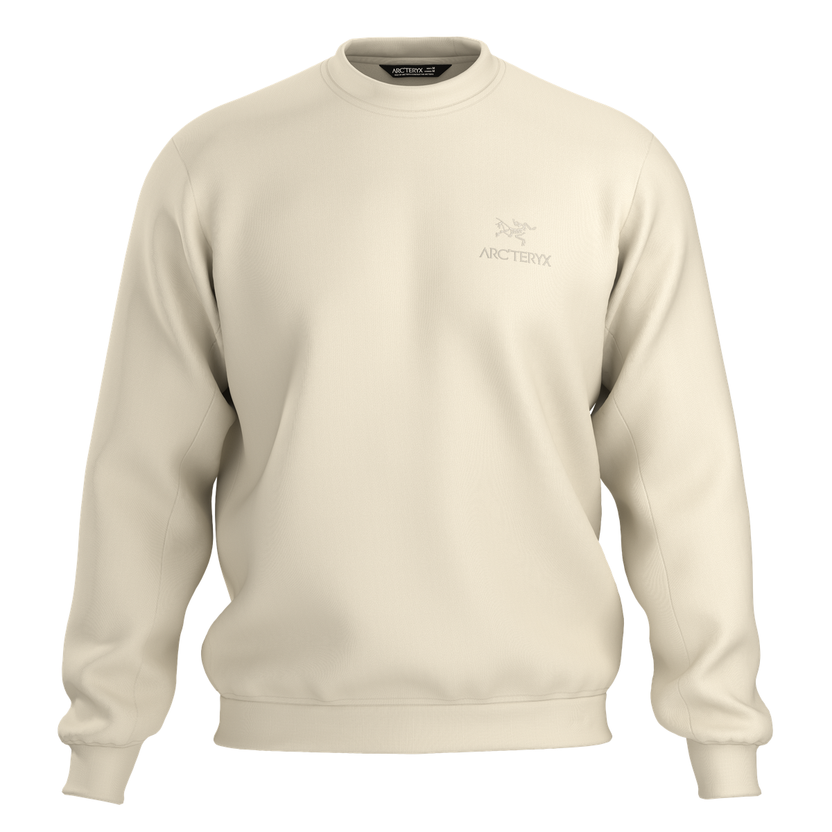 Emblem Fleece Crew-Sea Salt-1