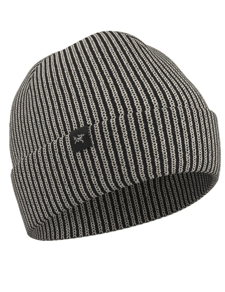 Ribbed Toque-21941-BLK/Arctic SIL-1