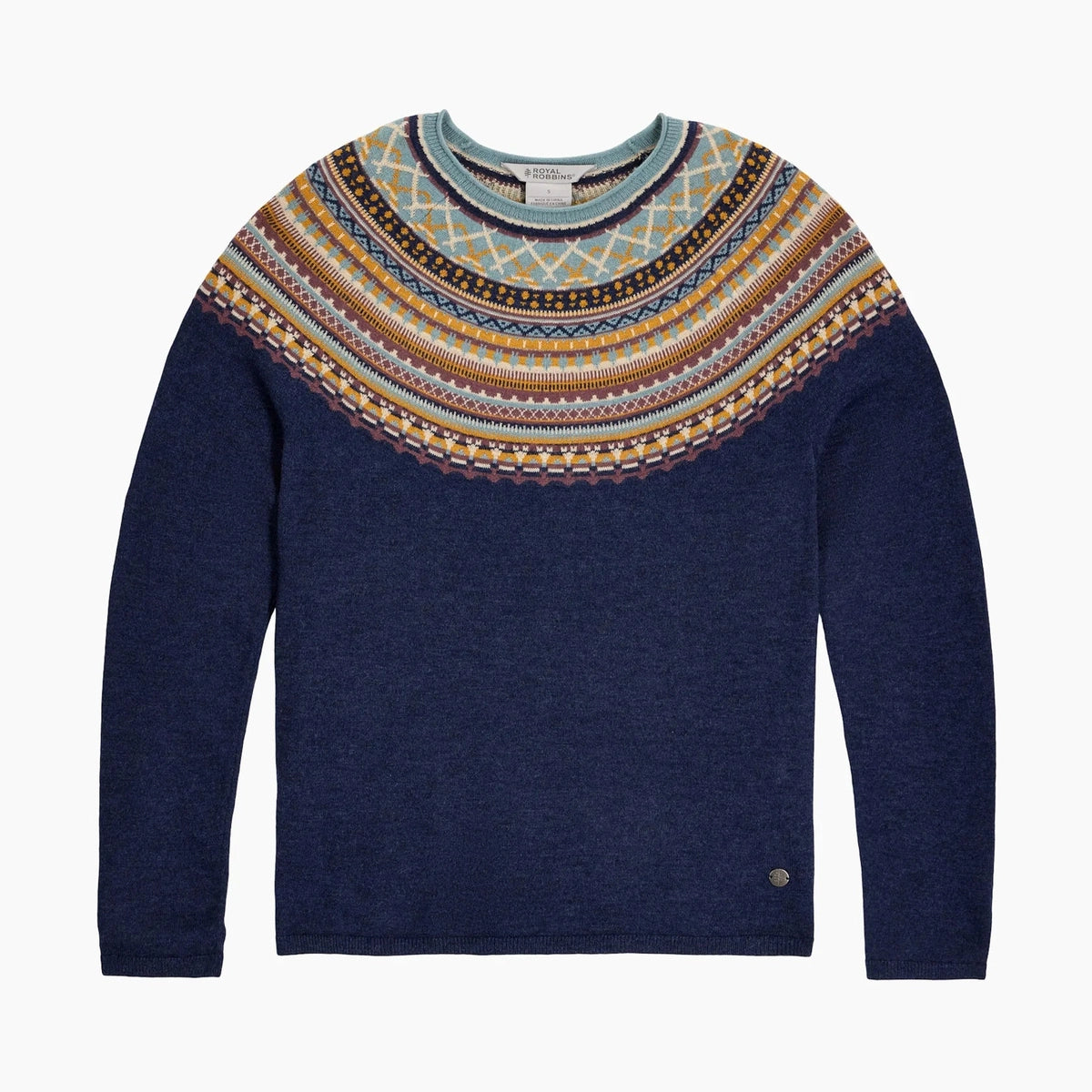 Westlands Fairisle-582-Deep Blue Htr Manzanita Pt-1
