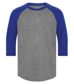 Undershirt Baseball-Charbon Cendré-Royal-1