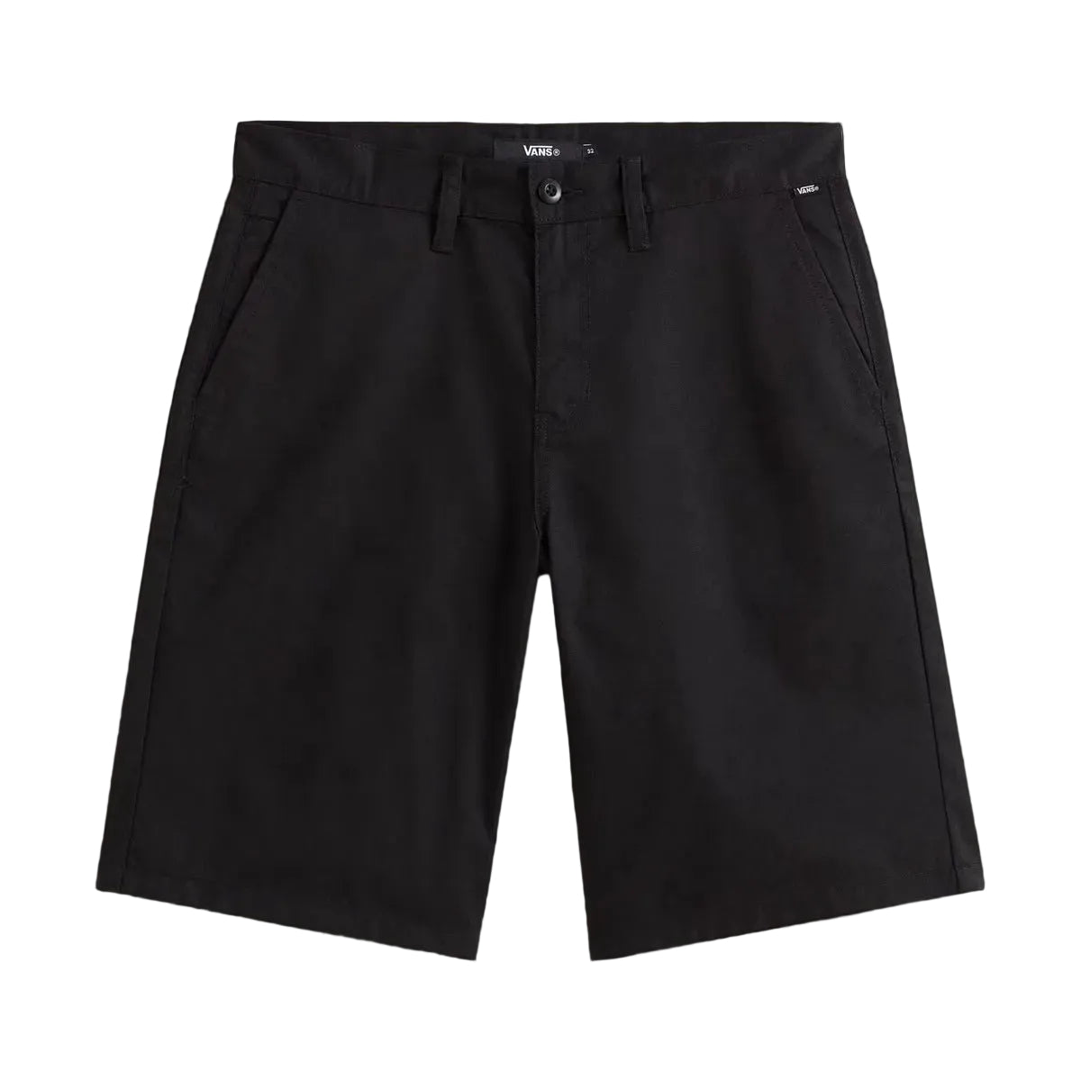 Authentic Chino Loose Shorts-BLK-Black-1
