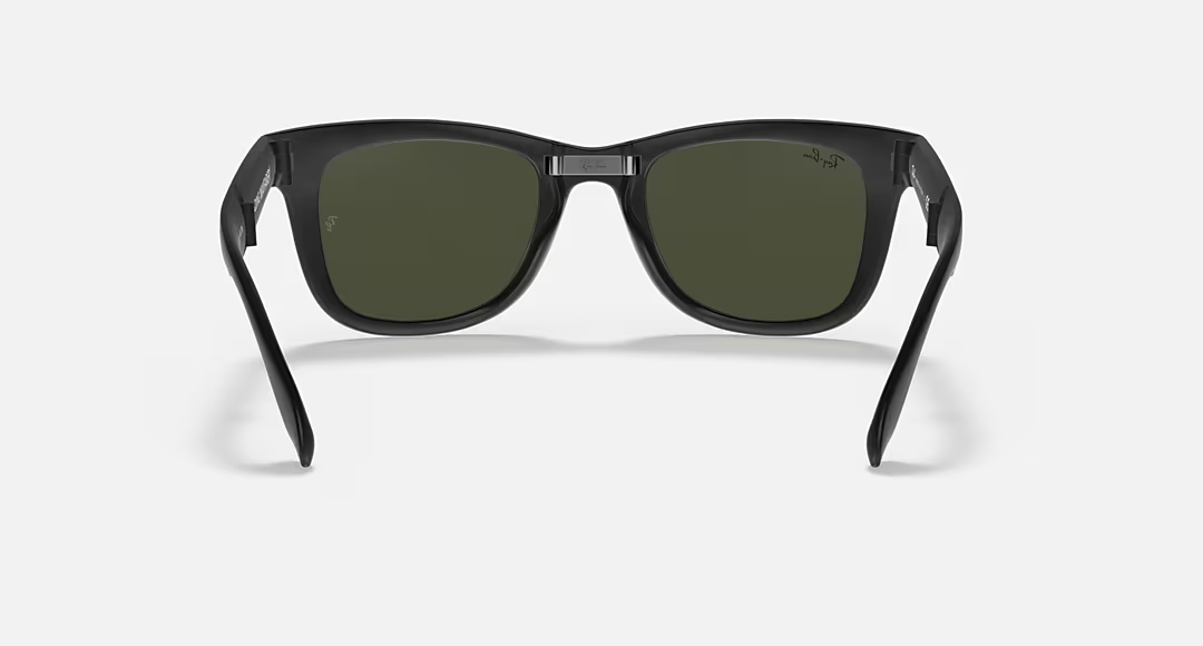 Folding Wayfarer Matte Black/G-15 Green-3