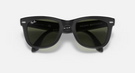 Folding Wayfarer Matte Black/G-15 Green-6