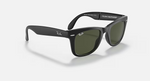 Folding Wayfarer Matte Black/G-15 Green-1