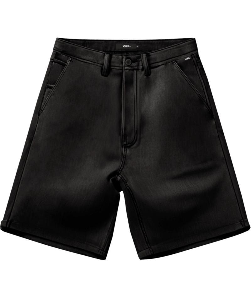 Authentic Chino Loose Shorts-BLK-Black-1