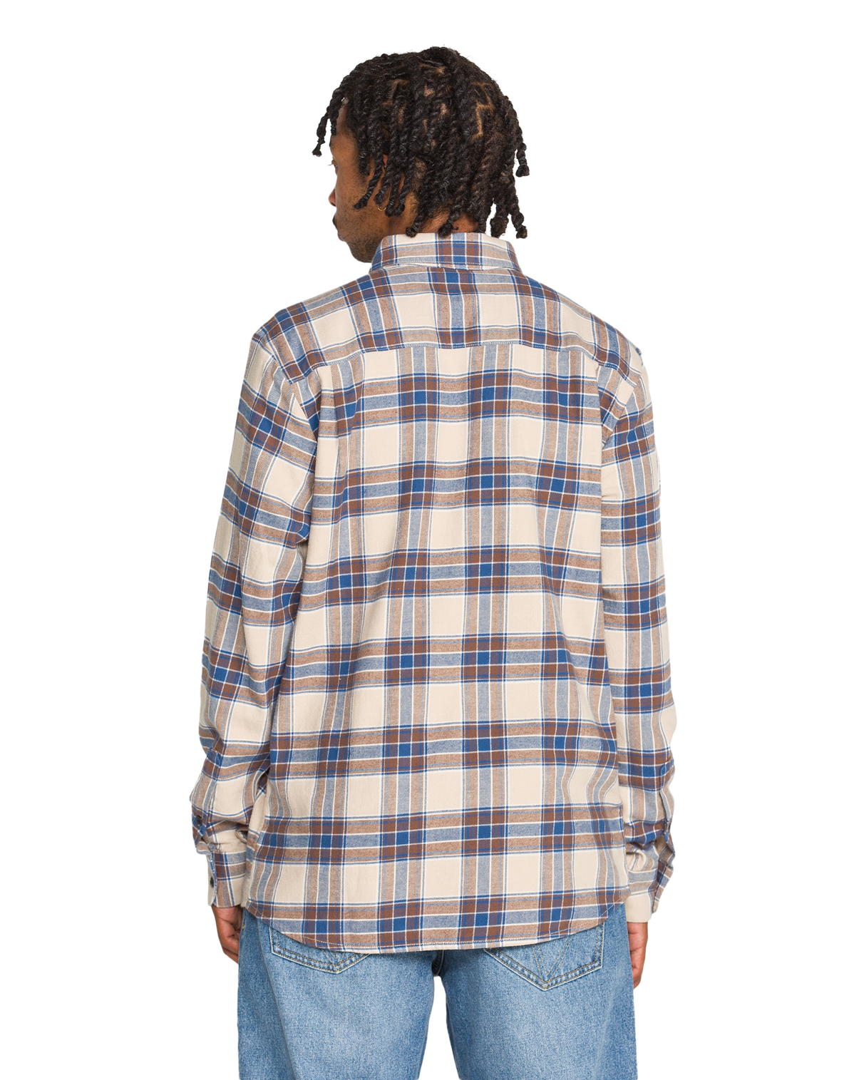 Men's Caden Plaid Long-Sleeve Shirt
