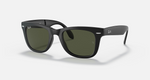 Folding Wayfarer Matte Black/G-15 Green-54-1