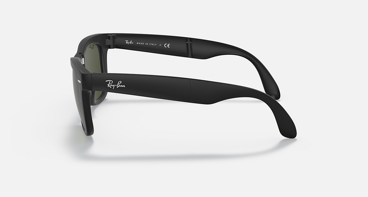 Folding Wayfarer Matte Black/G-15 Green-2