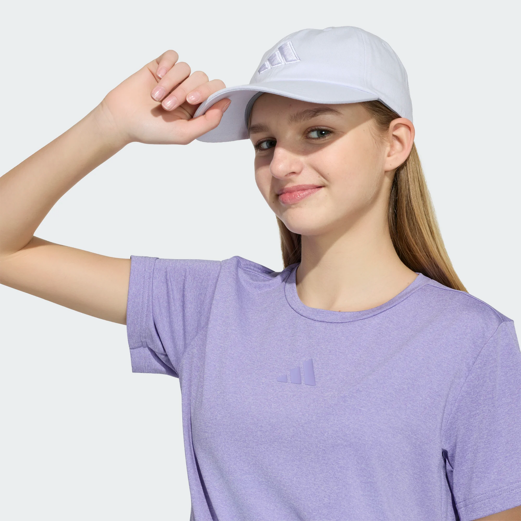 Girls' Sport Icons Melange Synthetic T-Shirt