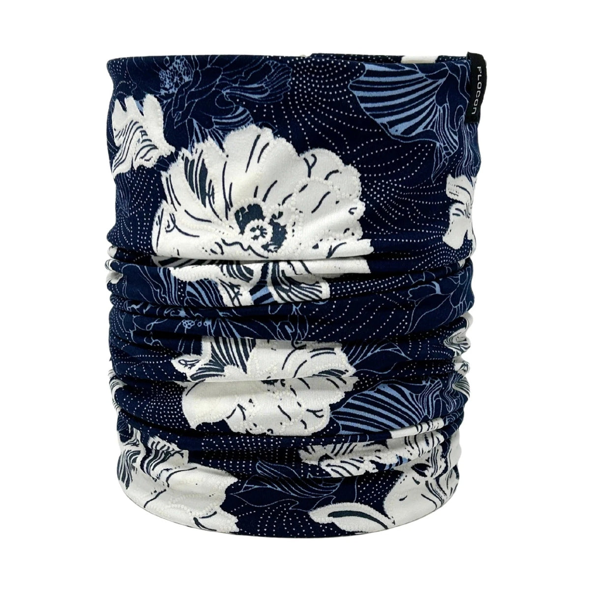 Cache-Cou Mode Fleur Glacier Bleu Adulte