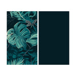 Serviette de Sport EN Microfibre-Feuillage Turquoise-1