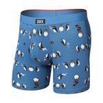 Vibe Xtra Caleçon Boxeur À Braguette-BTA-Noir Tie Affair-Bleu Horizon-1